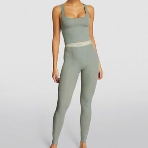 SKIMS Cotton Rib Leggings - Mineral